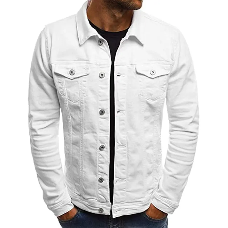 Men White Jeans Jackets - Buy Men White Jeans Jackets online in India
