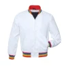 Men's White Varsity Jacket
