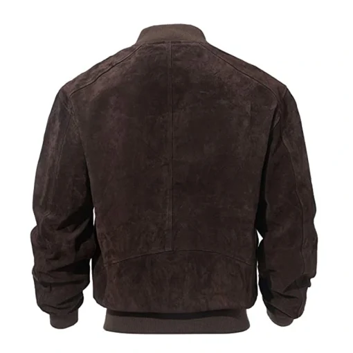 Brown Motorcycle Suede Leather Jacket