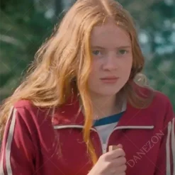 Max Mayfield Stranger Things S04 Red Track Jacket