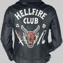 Hellfire Club Black Leather Jacket