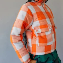 The Chi S05 Hannaha Hall Orange Puffer Jacket
