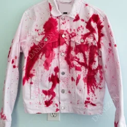 Blood Splatter Denim Jacket