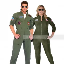 Top Gun Flight Green Costume