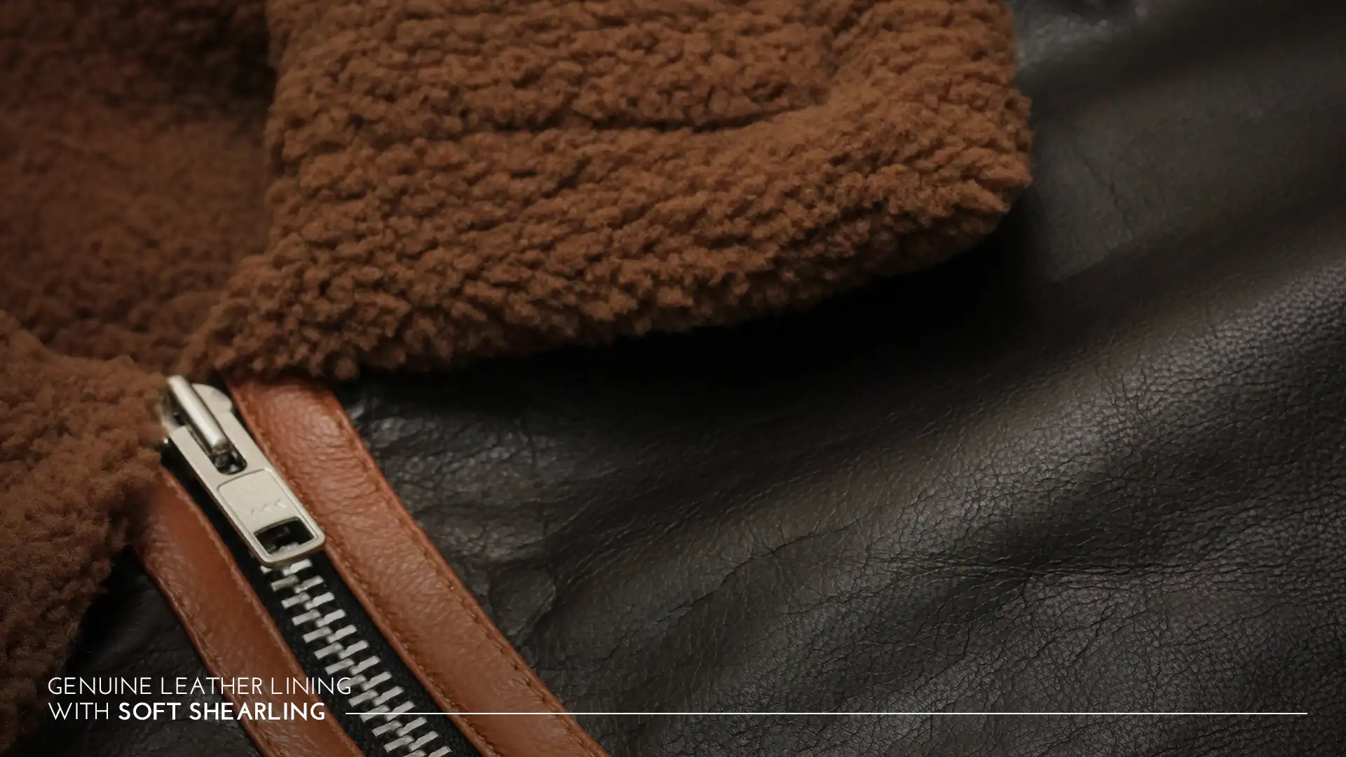 Brown Shearling Jacket | Shearling Leather Jacket Mens