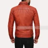 Trucker Leather Jacket for Mens