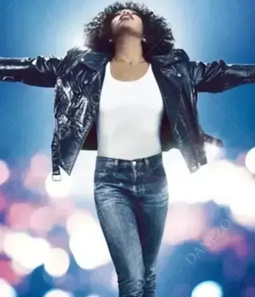 Whitney Houston Leather Jacket