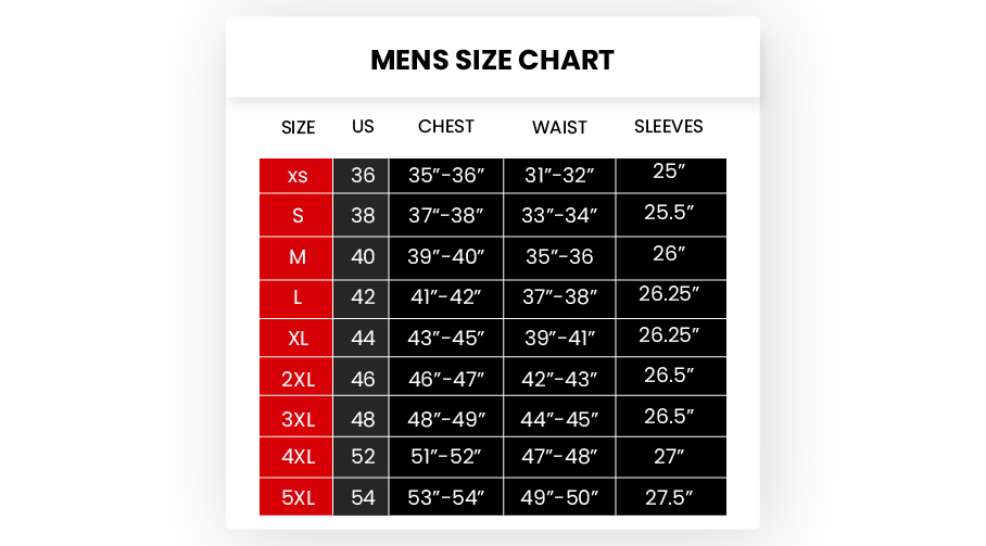 size chart new