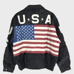 Vintage USA Flag Jacket
