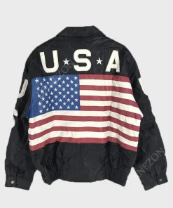 Vintage USA Flag Jacket