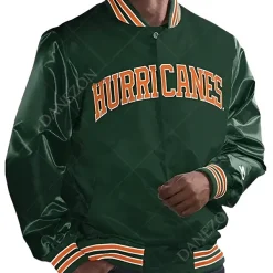 Miami Hurricanes Green Jacket