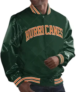 Miami Hurricanes Green Jacket