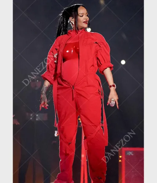 NFL Super Bowl 2023 Rihanna’s Red Suit