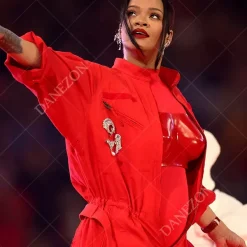 Super Bowl 2023 Rihanna’s Red Suit