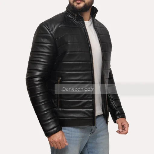 Faux Leather Jacket - Black Jacket