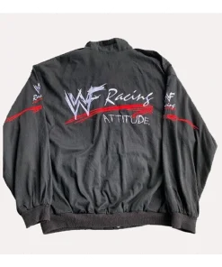 WWF Racing Black Jacket Back