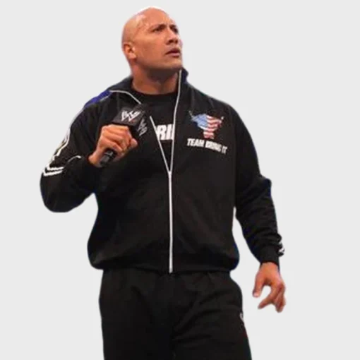 WrestleMania Dwayne Johnson Track Jacket For Sale