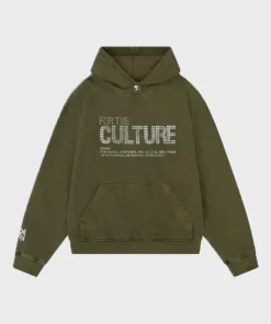 For The Culture Crystal Hoodie Green