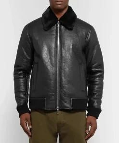 NN07 Rowan Trimmed Leather Jacket