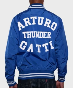 Thunder Arturo Gatti Varsity Blue Jacket