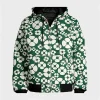 Womens Floral Bomber Jacket