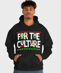 For The Culture Pullover Glitter Hoodie For Sale