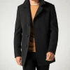 Charcoal Wool Overcoat