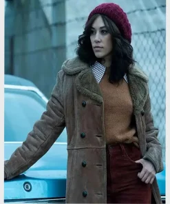 KD The Continental From The World Of John Wick 2023 Mishel Prada Shearling Suede Coat