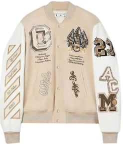 Trendy AC Milan Off White Jacket For Sale