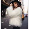 White Fluffy Jacket For Sale