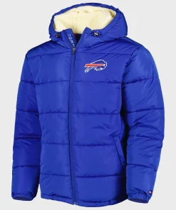 Buffalo Bills Blue Puffer Jacket