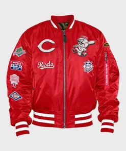 Cincinnati Bomber Reds Jacket