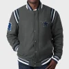 Dallas Cowboys Gray Varsity Jacket