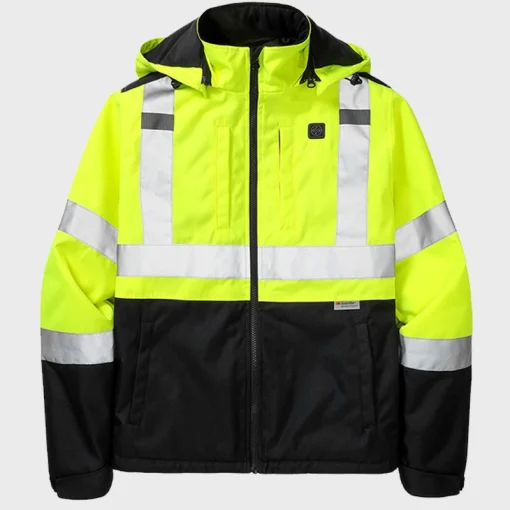 Mens Heated High-Visibility Work Jacket For Sale