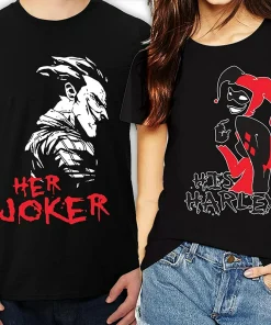 Her Joker His Harley Halloween Shirt