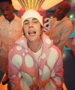 Justin Bieber Peaches Pink Jacket