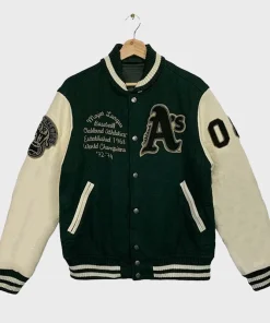 Oakland Athletics Varsity Jacket For Unisex