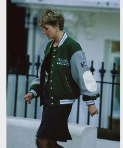 Princess Diana Green Eagles Jacket