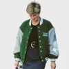 Princess Diana Eagles Green Varsity Jacket