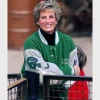 Trendy Princess Diana Eagles Green Jacket