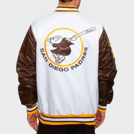 San Diego Padres Varsity Jacket For Unisex