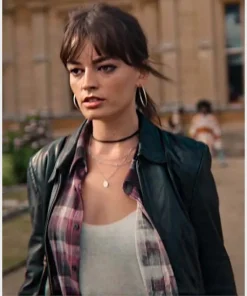 Sex Education Maeve Wiley S04 Leather Jacket