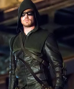 Stephen Amell Leather Jacket