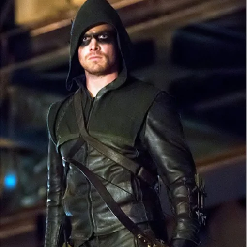 Stephen Amell Leather Jacket