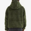 Stussy Sherpa Green Jacket