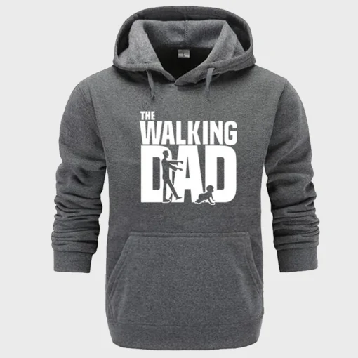 The Walking Dad Hoodie Grey