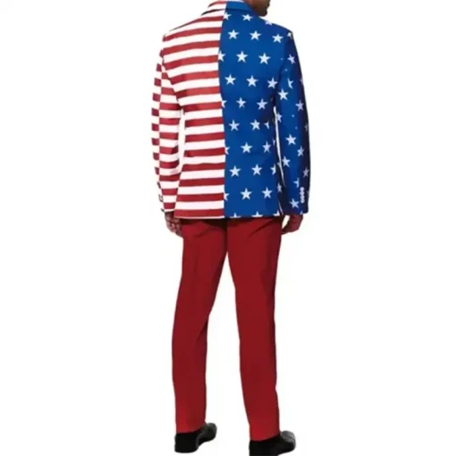 Flag Of The United States Suit Back