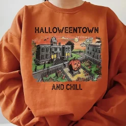 Halloween Town Orange Sweatshirt