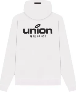 Union Fear Of God White Hoodie