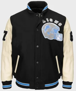 Axel Foley Detroit Lions Black Jacket
